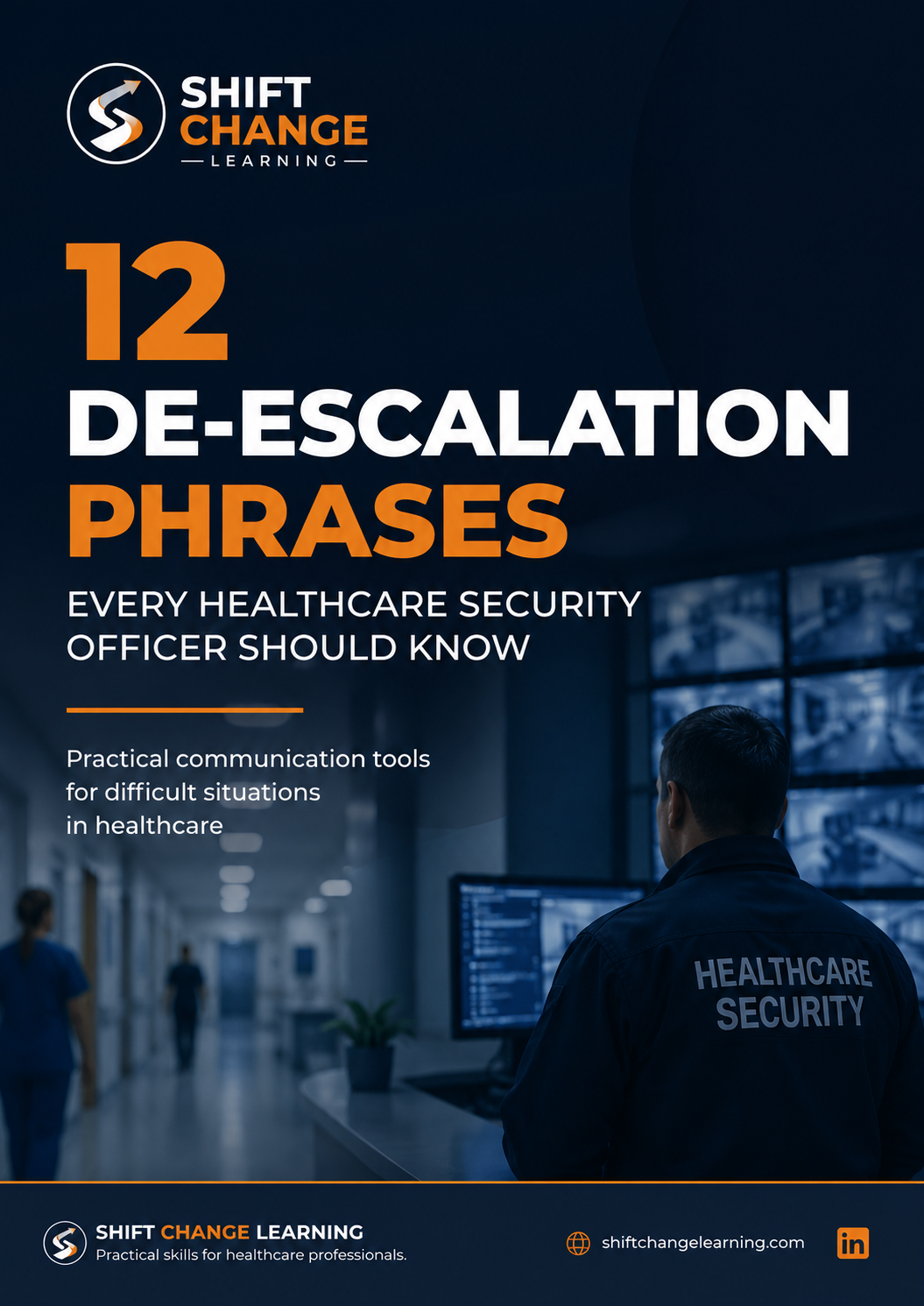 12 De-Escalation Phrases guide cover